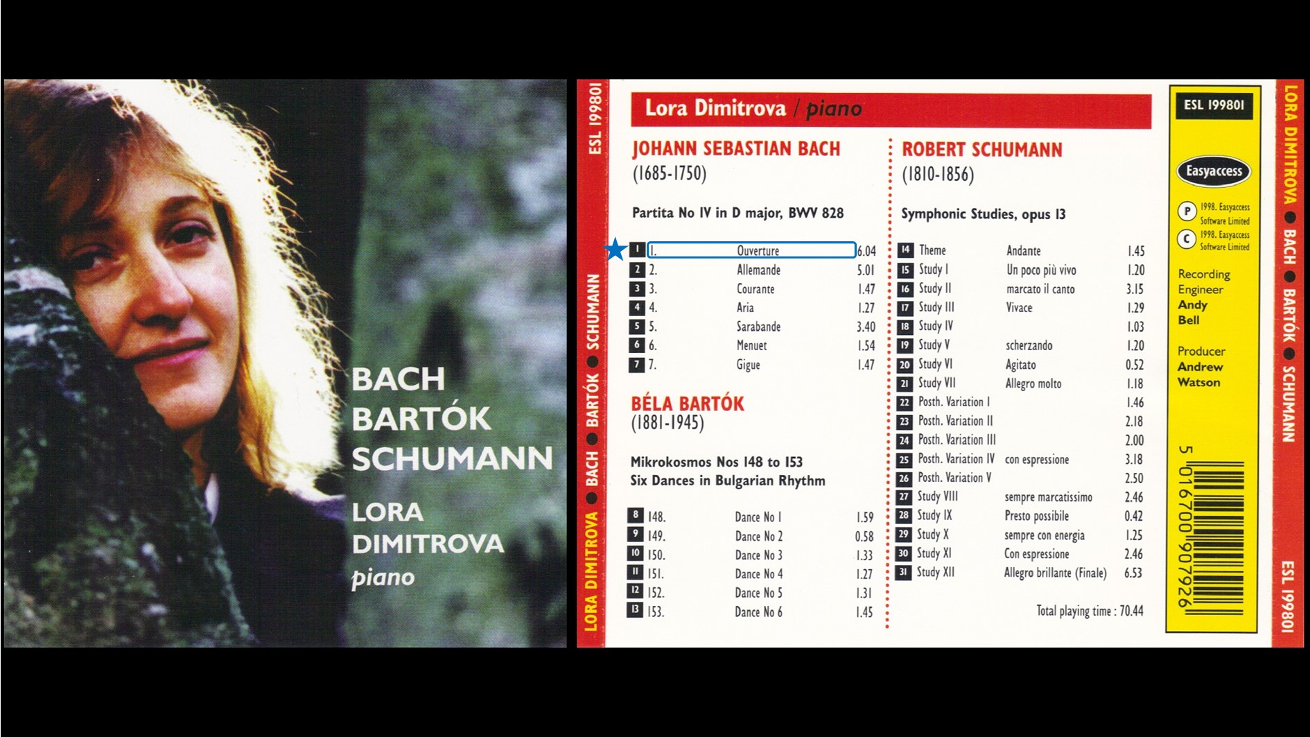 Bach Partita background picture