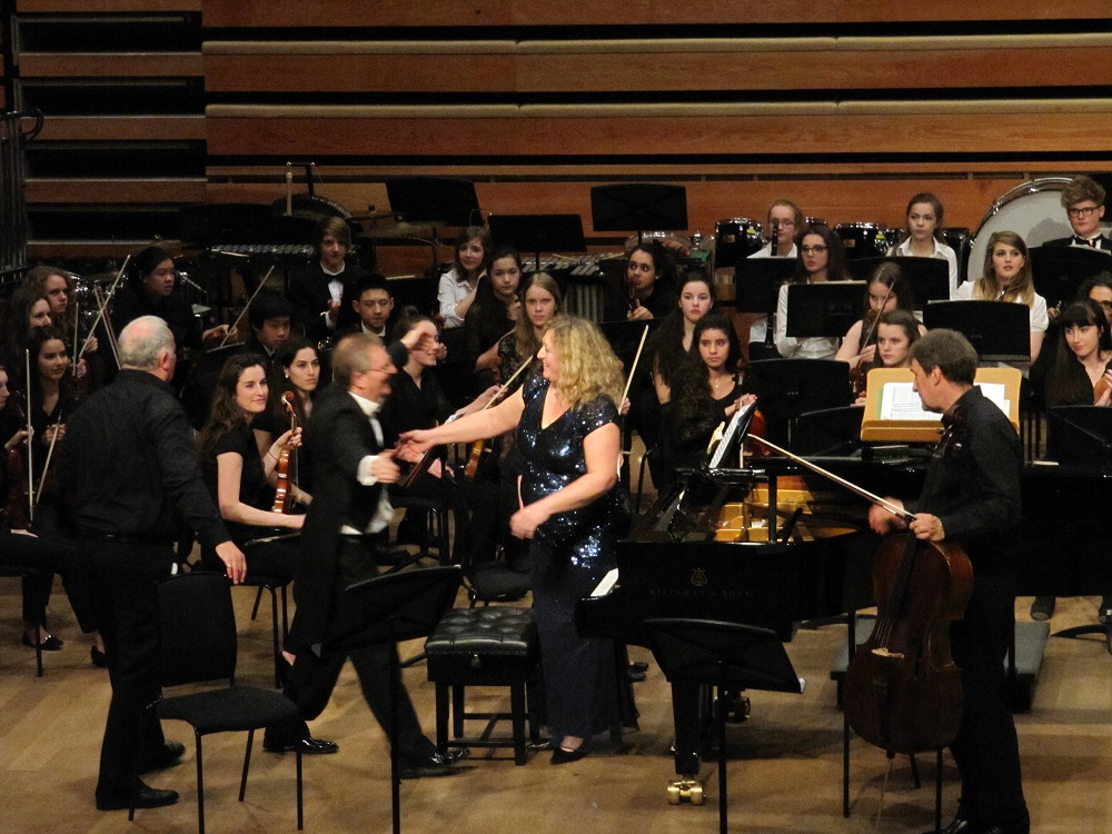 Lora performing with the Bromley Youth Symphony Orchestra