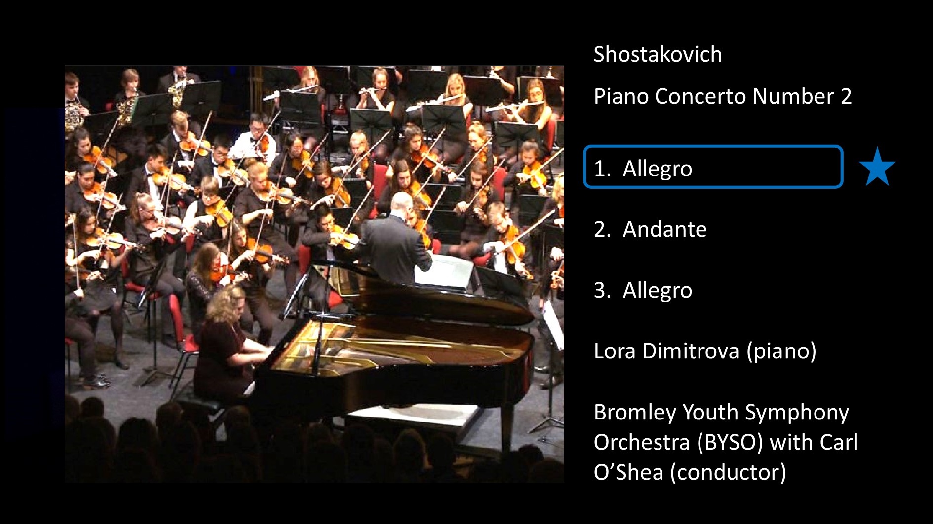 Shostakovich 2nd Piano Concerto - background picture